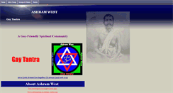 Desktop Screenshot of gaytantra.org